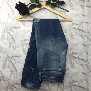 Arizona Jean Company Painted Skinny Jeans